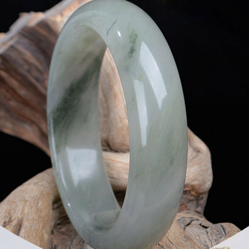 Brazalete de curación de la suerte de jade natural