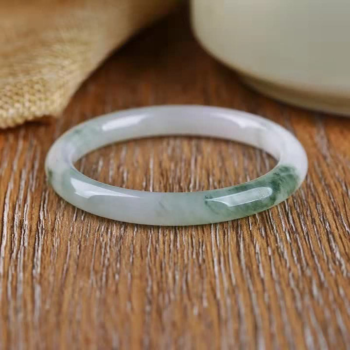 Brazalete de bendición de suerte de abundancia de jade