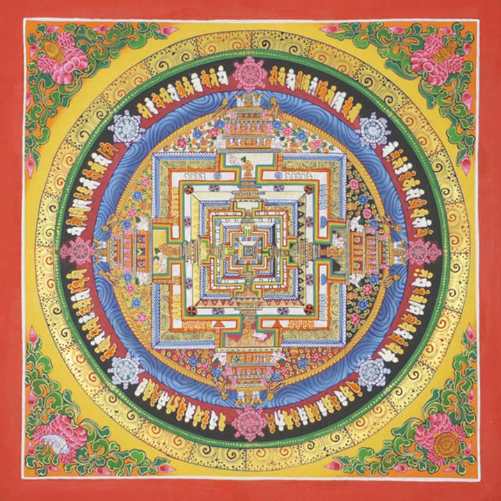 Buddha Stones tibetano Thangka pintura bendición decoración hecha a mano