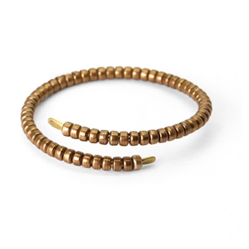 Pulsera ajustable con equilibrio de cobre y diseño vintage de Buddha Stones