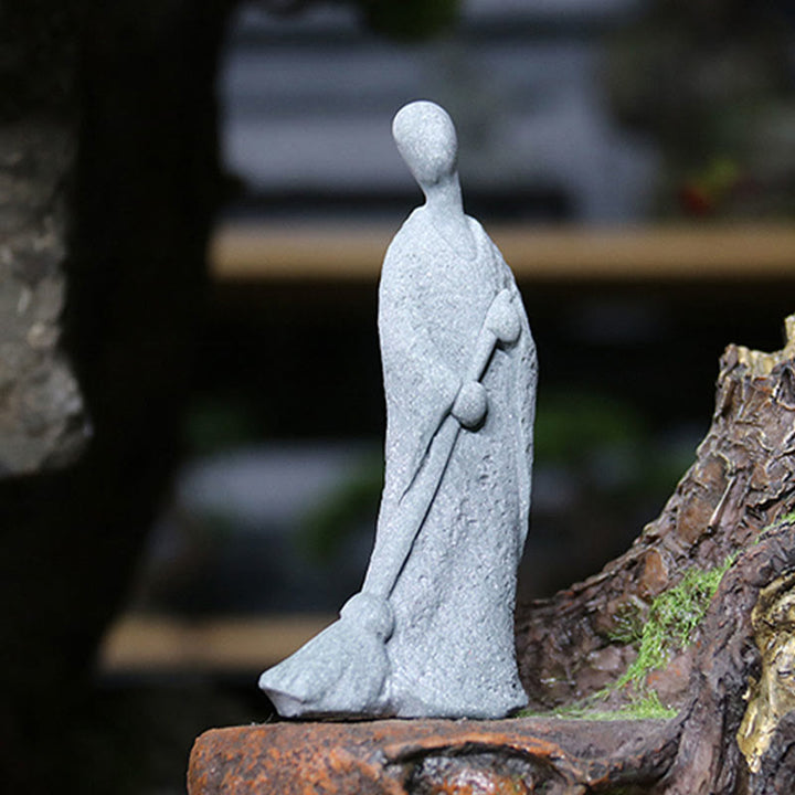 Buddha Stones Meditación Buda Monje Serenidad Decoración del Hogar