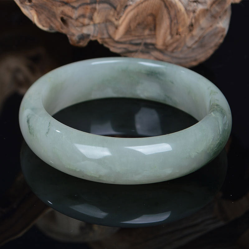 Brazalete de curación de la suerte de jade natural