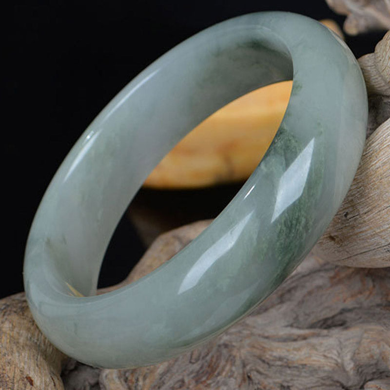 Brazalete de curación de la suerte de jade natural