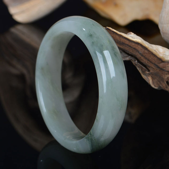 Brazalete de curación de la suerte de jade natural