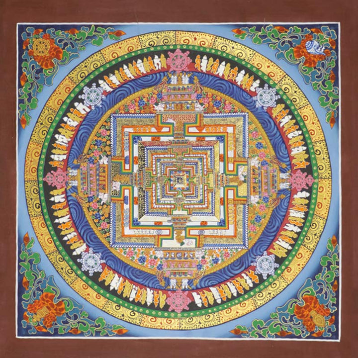 Buddha Stones tibetano Thangka pintura bendición decoración hecha a mano