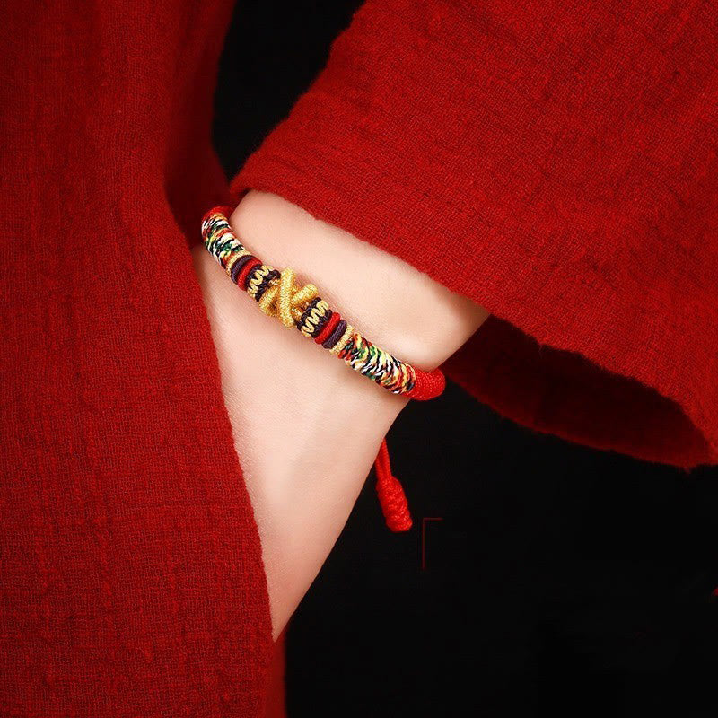 Pulsera de fe con nudo de King Kong Om Mani Padme Hum de plata de ley 925 con Buddha Stones - image 15