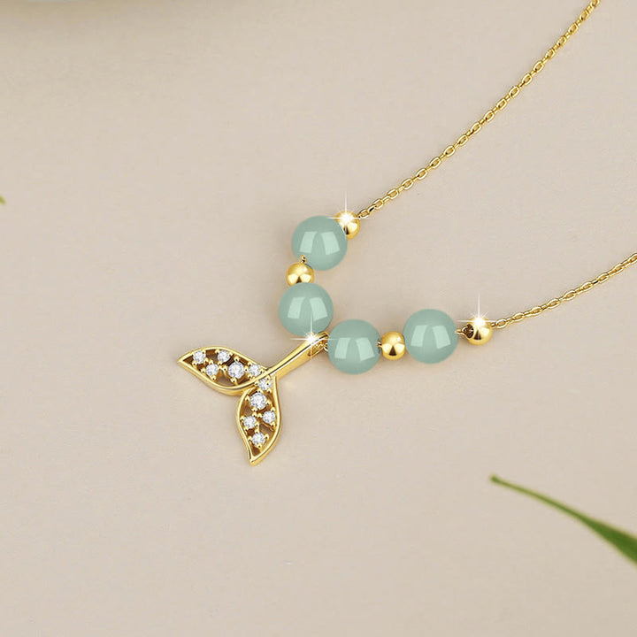 Colgante de collar de la suerte con cuentas de jade hetiano de plata de ley 925 con Buddha Stones - image 9