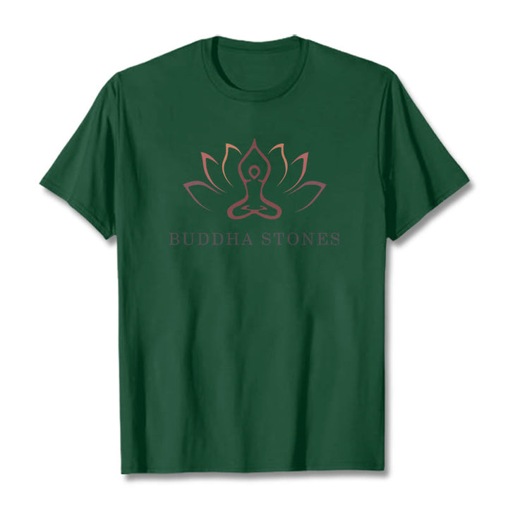 Camiseta BUDDHA STONES - Verde bosque - 2XL - image 10