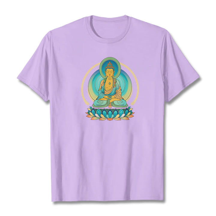 Camiseta de Buda de Piedras de Loto - Ciruela - 2XL - image 16