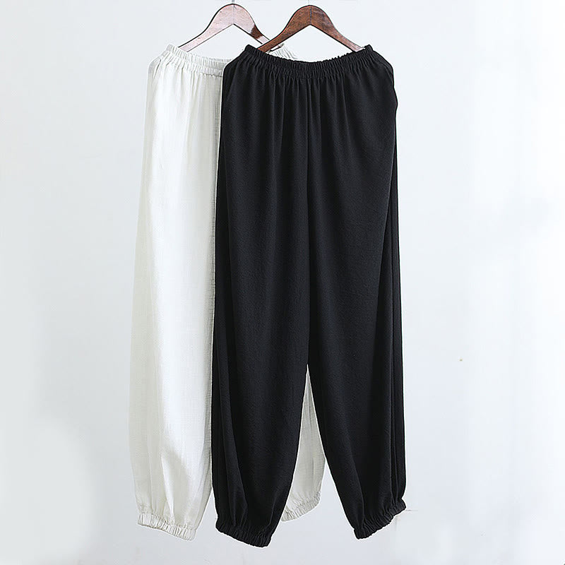 Juego de ropa de meditación Zen Tai Chi de algodón y lino, camisa de hombre de manga larga con cuello en V y pantalones, 2 piezas - image 44