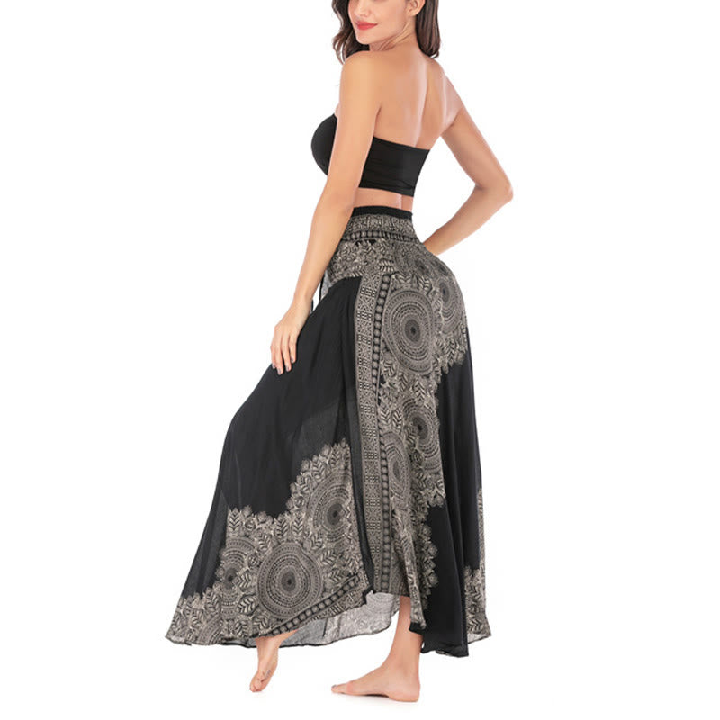 Buddha Stones Dos Estilos Vestido de Playa con Falda Mandala Flor Boho - image 17