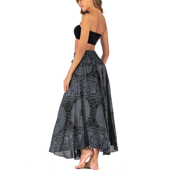 Piedras de Buda Dos Estilos Vestido Falda Flor Rosa de los Vientos Boho - image 47