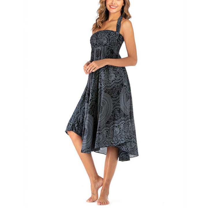 Piedras de Buda Dos Estilos Vestido Falda Flor Rosa de los Vientos Boho - image 48