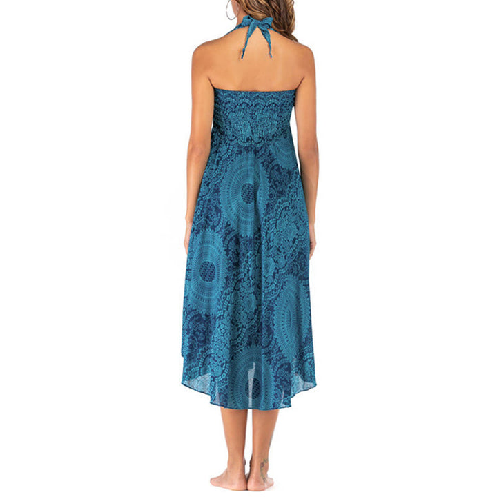 Piedras de Buda Dos Estilos Vestido Falda Flor Rosa de los Vientos Boho - image 20