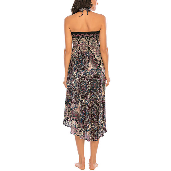 Buddha Stones Dos Estilos Falda con Cordones Estilo Bohemio con Mandala Flor - image 17