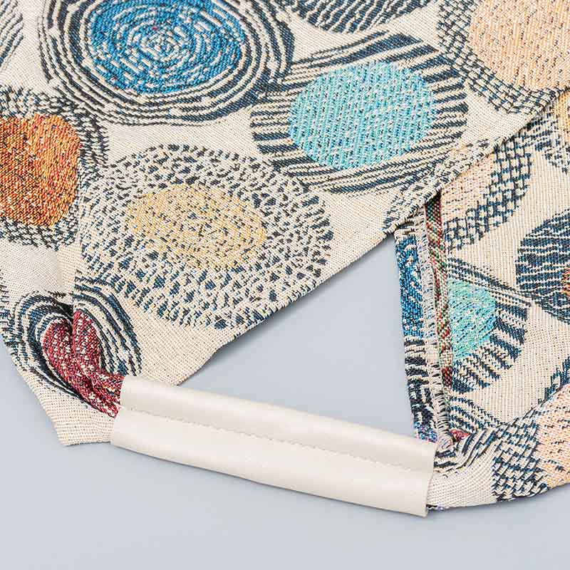 Geometría de Piedras de Buda Tigre Flores Leopardo Rayas Estampado Bolso de Hombro Triángulo Debajo del Brazo