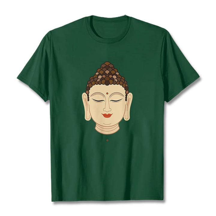 Camiseta de Meditación con Piedras de Buda de Buda - Verde bosque - 2XL - image 10