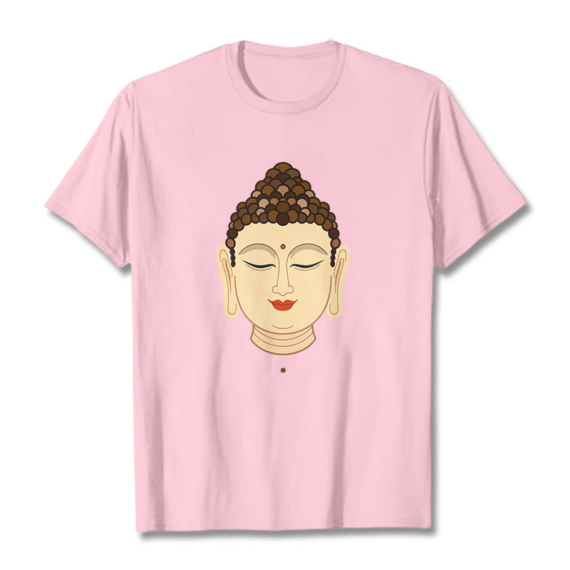 Camiseta de Meditación con Piedras de Buda de Buda - Rosa claro - 2XL - image 12