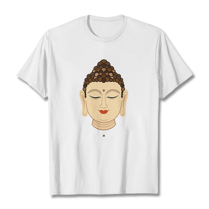 Camiseta de Meditación con Piedras de Buda de Buda - Blanco - 2XL - image 3