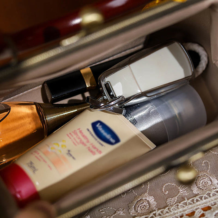 Bolso de mano con paisaje de piedras de Buda jacquard cruzado