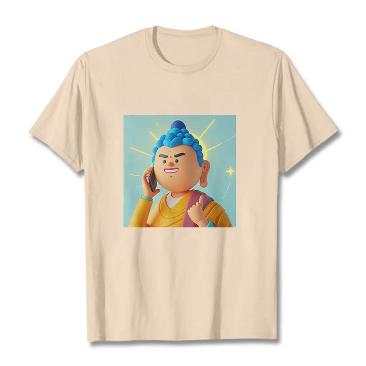Camiseta de caricatura divertida de Buddha Stones - Sopa de mariscos - 2XL - image 13