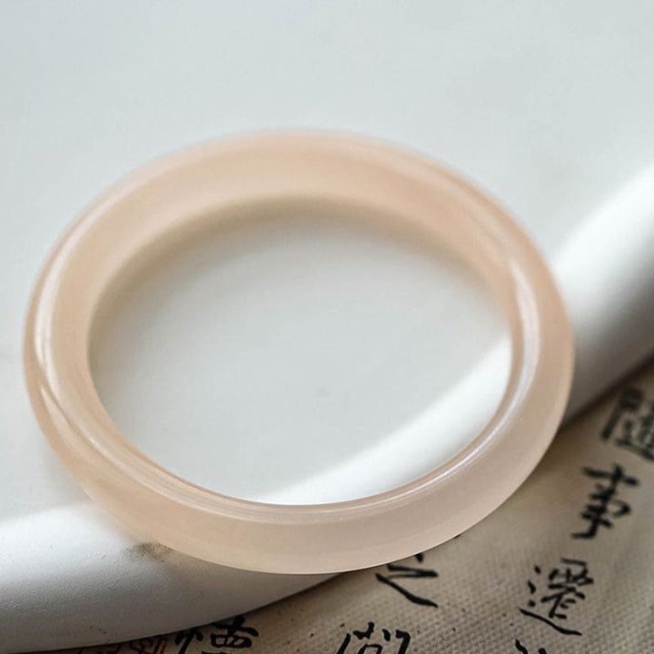 Pulsera de Jade Rosa Polvoriento Natural para el Amor Propio Buddha Stones