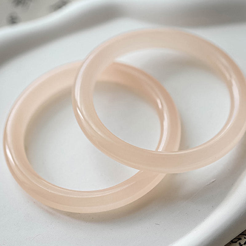 Pulsera de Jade Rosa Polvoriento Natural para el Amor Propio Buddha Stones