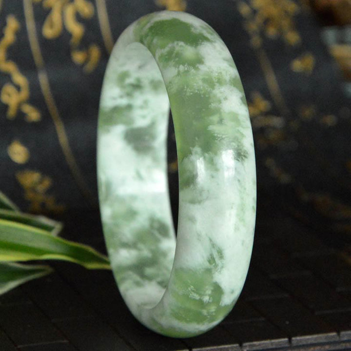 Pulsera de Jade Natural de la Suerte y Prosperidad de Buddha Stones