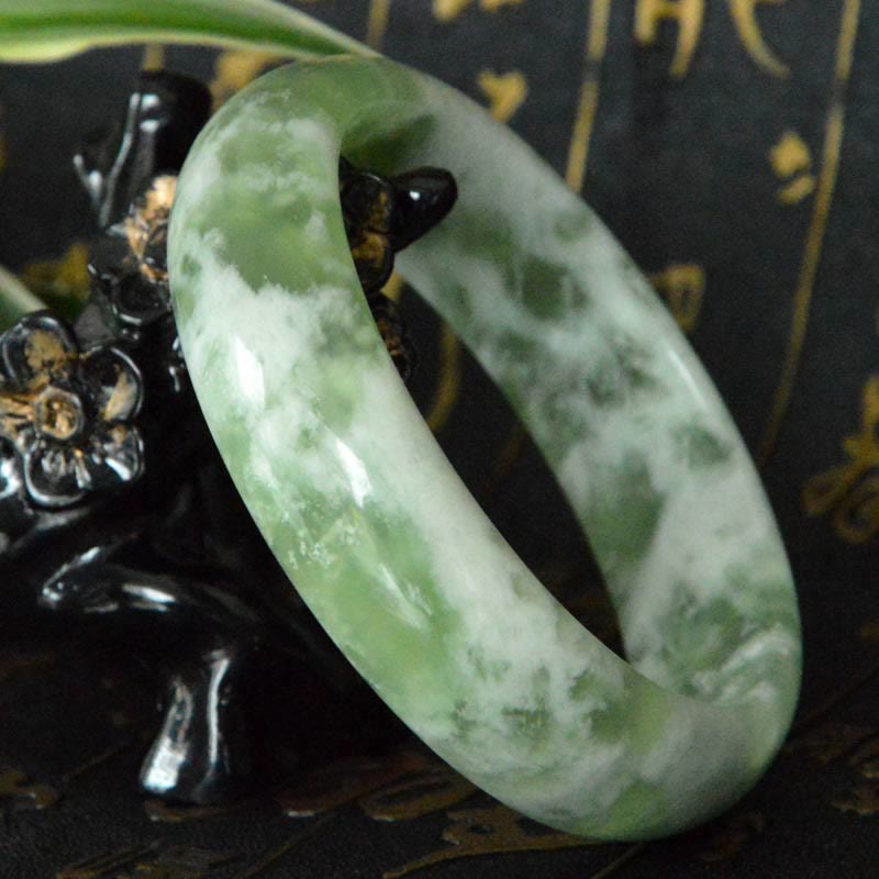 Pulsera de Jade Natural de la Suerte y Prosperidad de Buddha Stones