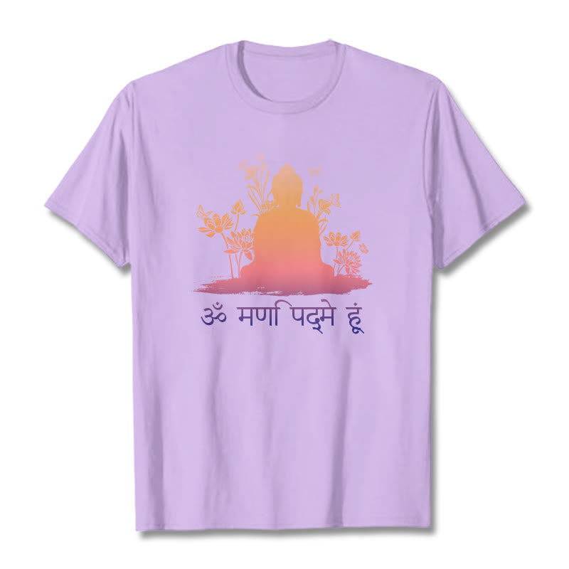 Camiseta Buddha Stones sánscrito OM NAMAH SHIVAYA - Ciruela - 2XL - image 17