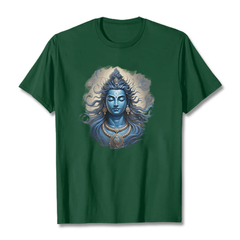 Buddha Stones OM NAMAH SHIVAYA Camiseta de Buddha - Verde bosque - 2XL - image 11