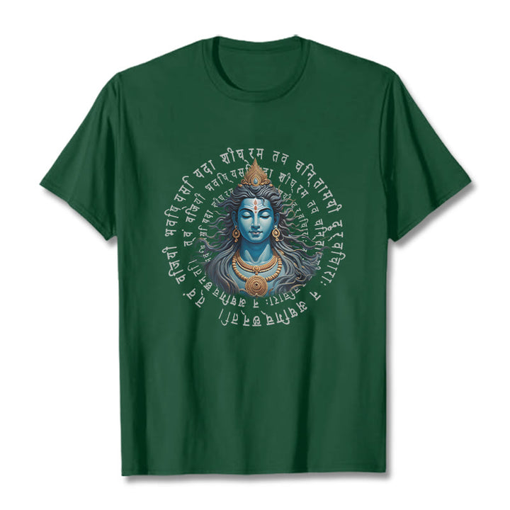 Buddha Stones Sánscrito Has Ganado Cuando Aprendes Camiseta - Verde bosque - 2XL - image 10