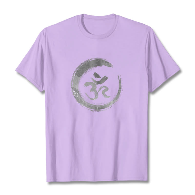 Camiseta con Mantra OM Sánscrito de Buddha Stones - Ciruela - 2XL - image 16