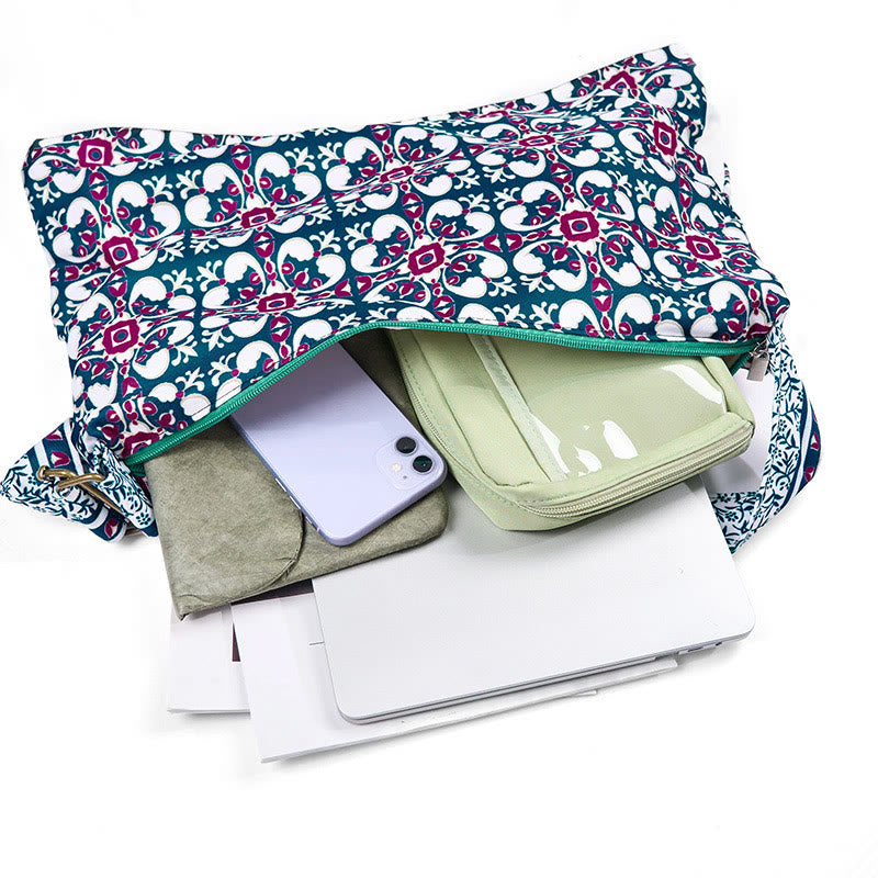 Bolso de algodón tipo bandolera Buddha Stones