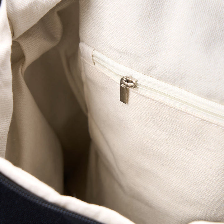 Buddha Stones Patrón Geométrico Negro Rojo Rosa Bolso Bandolera de Algodón