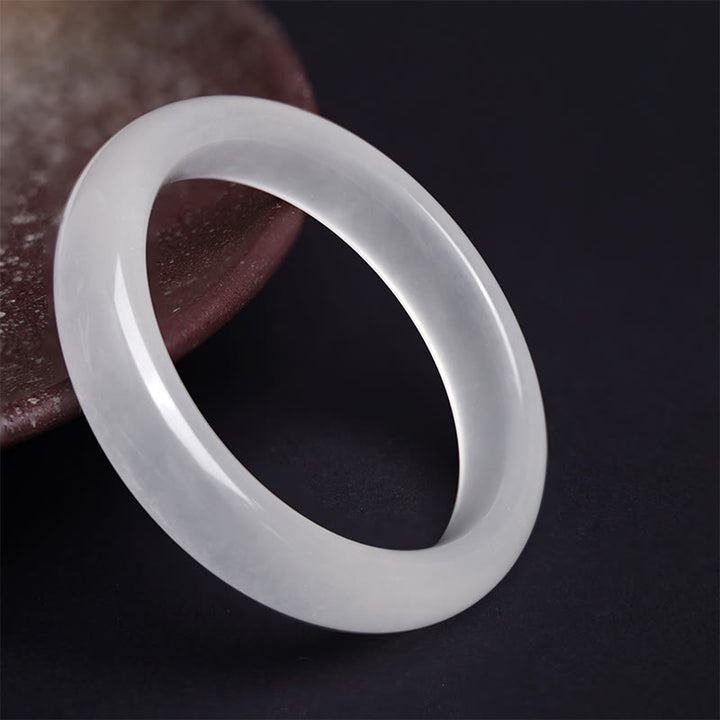 Buddha Stones Pulsera de Jade Seda Dorada Natural Riqueza Suerte