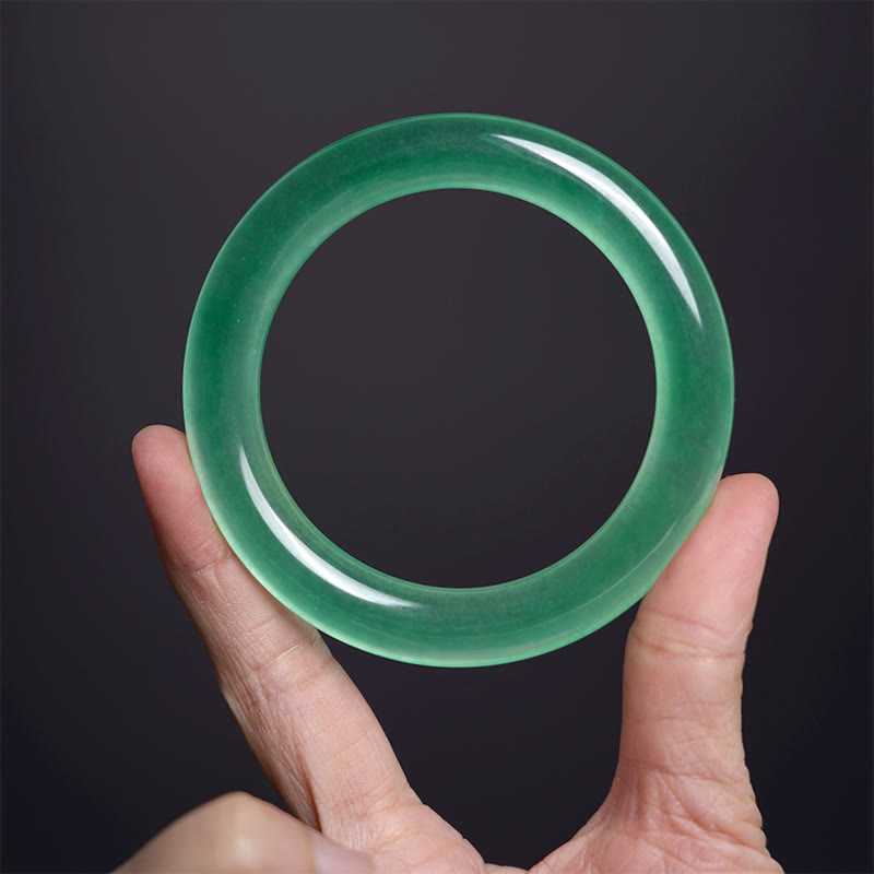 Buddha Stones Pulsera de Jade Natural de Suerte y Prosperidad