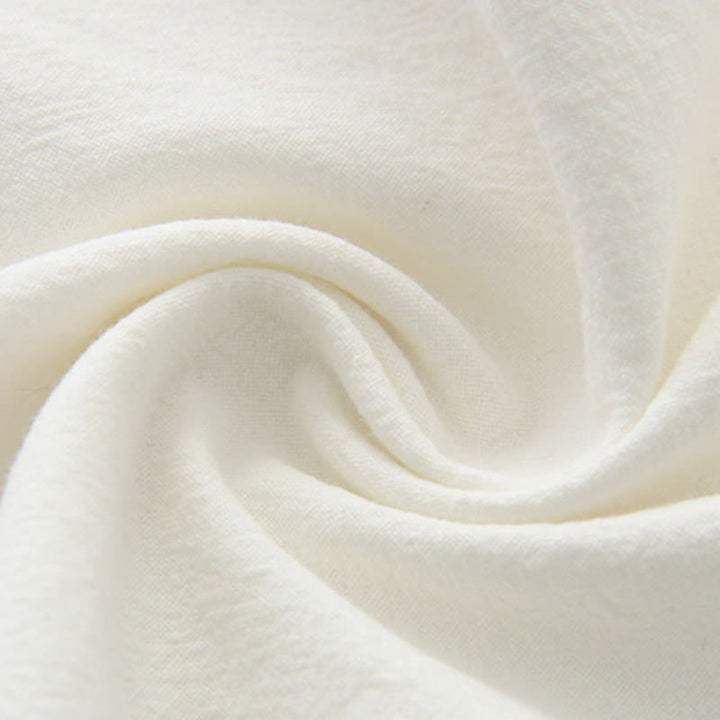 Traje Tang de botones de rana chino Buddha Stones para hombre, camisa de manga corta de algodón y lino con bolsillos. - image 6