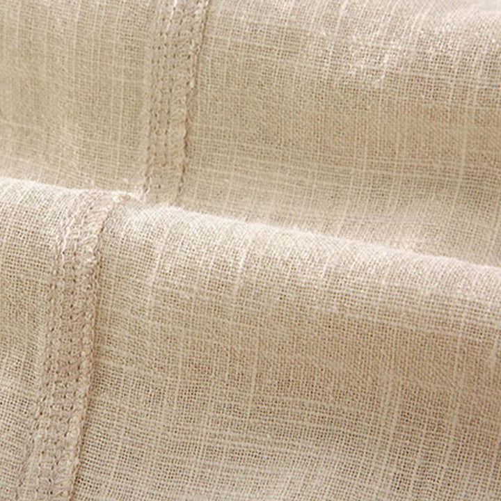 Pantalones de Hombre Buddha Stones en Color Sólido de Lino y Ramio con Cintura Ajustable y Bolsillos - image 5