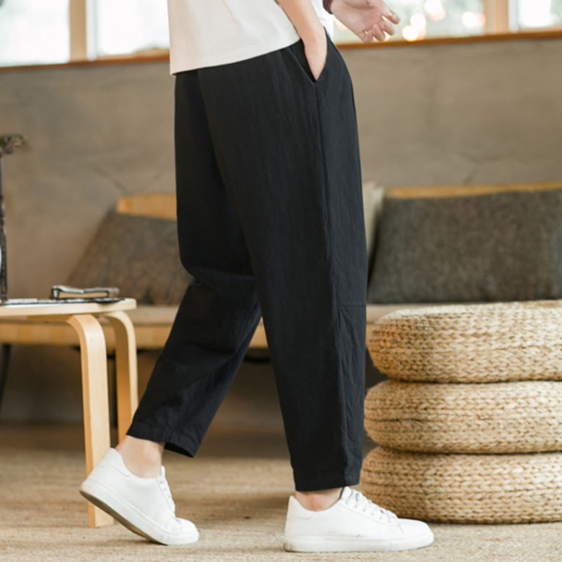 Pantalones de algodón de verano para hombre con bolsillos Buddha Stones - image 12