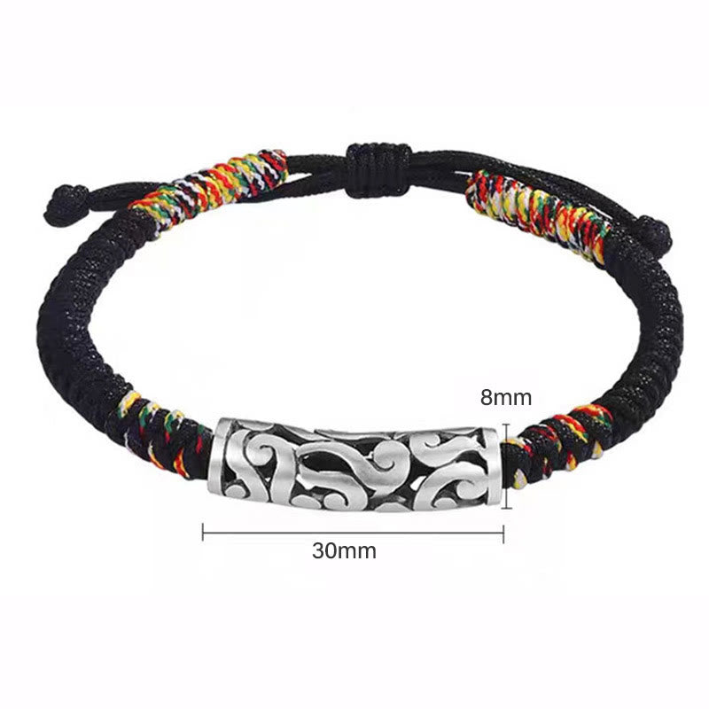 Pulsera de Piedra de Buda y Cobre con nubes auspiciosas de la suerte