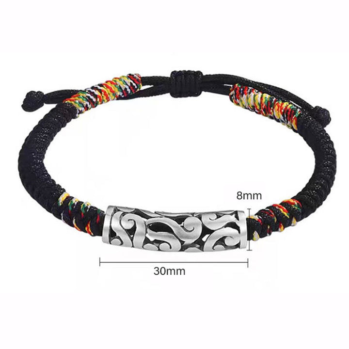 Pulsera de Piedra de Buda y Cobre con nubes auspiciosas de la suerte