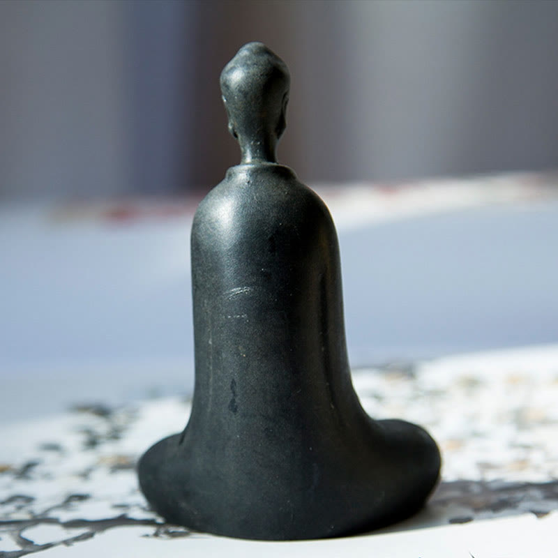 Buddha Stones Estatua de Resina Hecha a Mano de Polvo de Hierro Oxidado de Buda Sakyamuni Decoración del Hogar - image 2