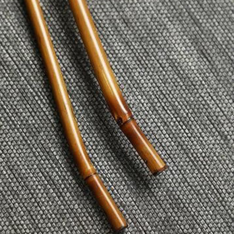 Buddha Stones Hecho a mano estilo chino abanico de bambú tejido redondo ovalado forma de plátano con mango largo