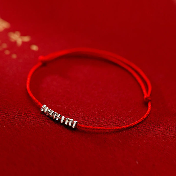 Pulsera trenzada ultrafina con protección de piezas pequeñas de plata de ley 925 hecha a mano con Buddha Stones