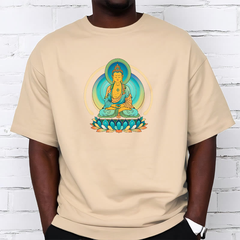 Camiseta de Buda de Piedras de Loto - image 2