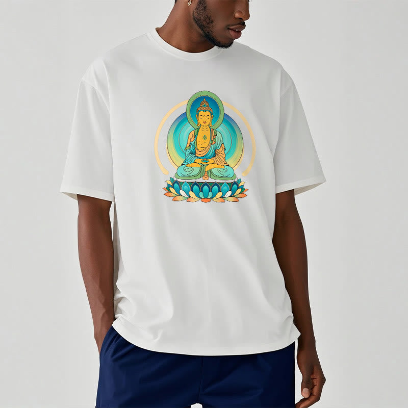 Camiseta de Buda de Piedras de Loto - image 4