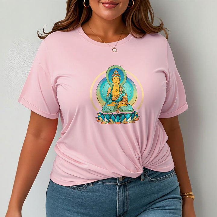 Camiseta de Buda de Piedras de Loto - image 13