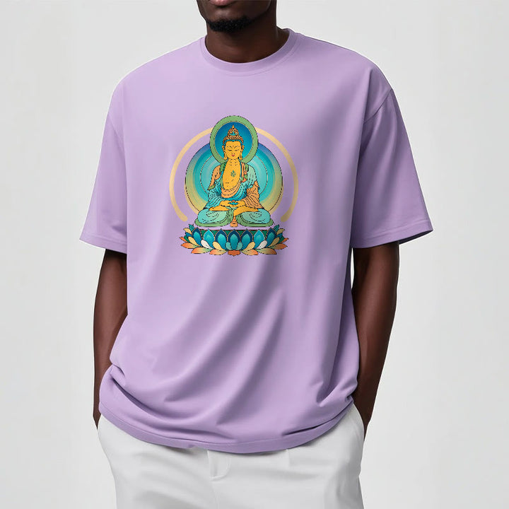 Camiseta de Buda de Piedras de Loto - image 17