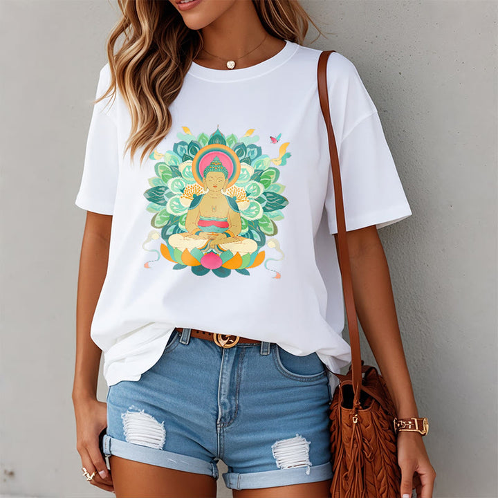 Buddha Stones Butterfly Lotus Camiseta inspirada en Buda - image 3